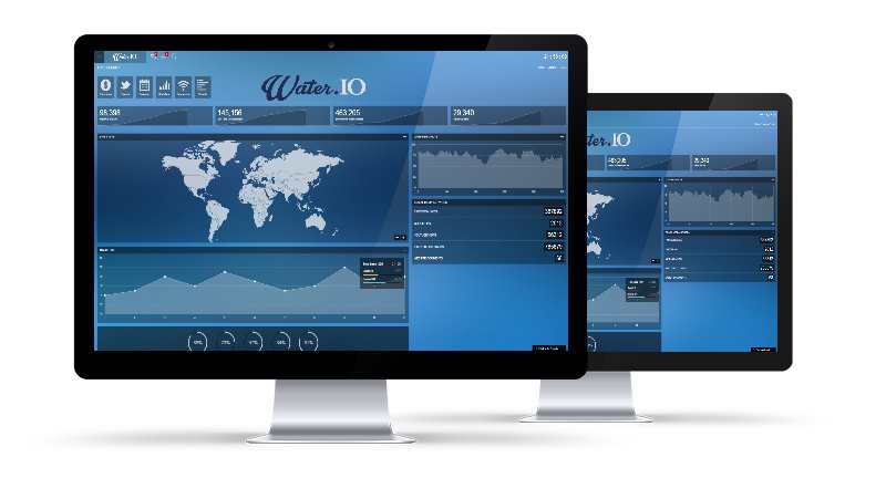water.io data analytic dashboard