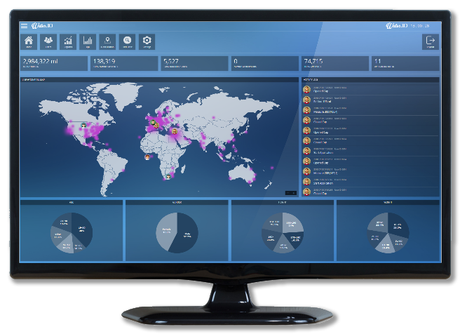 Cold Chain IoT - Tracker.io dashboard